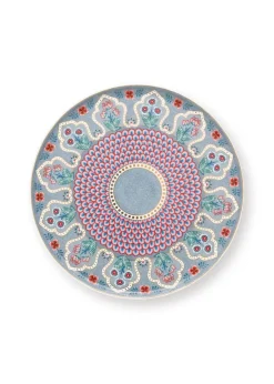 Pip Studio Tarjoilu*kakkutarjotin Flower Festival Scallop Deco 21 cm