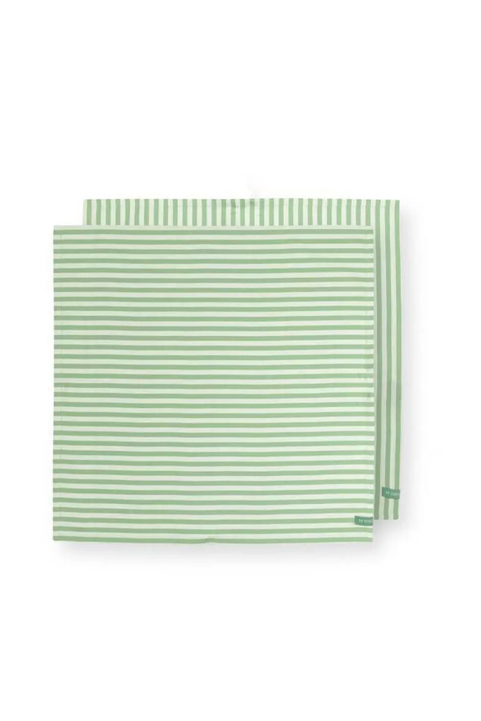 Pip Studio Keittiötekstiilit*keittiöpyyhe Stripes 65x65 cm 2 kpl Light Green