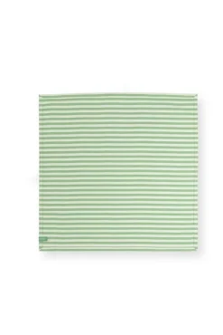 Pip Studio Keittiötekstiilit*keittiöpyyhe Stripes 65x65 cm 2 kpl Light Green