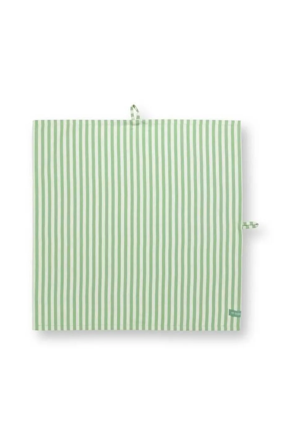 Pip Studio Keittiötekstiilit*keittiöpyyhe Stripes 65x65 cm 2 kpl Light Green