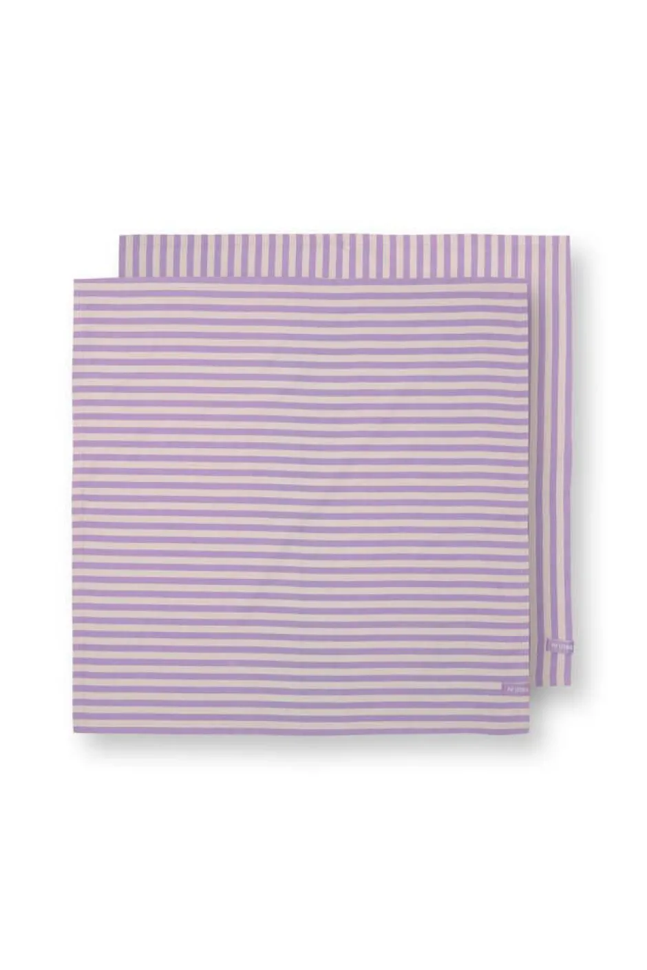 Pip Studio Keittiötekstiilit*keittiöpyyhe Stripes 65x65 cm Lilac 2 kpl