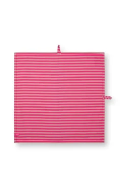 Pip Studio Keittiötekstiilit*keittiöpyyhe Stripes 65x65 cm 2 kpl Pink