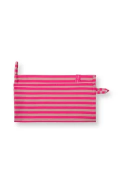 Pip Studio Keittiötekstiilit*keittiöpyyhe Stripes 65x65 cm 2 kpl Pink