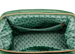 Pip Studio Kylpyhuonetarvikkeet|Meikkipussit Ja Toilettilaukut*kosmetiikkalaukku Velvet 19x8,5x12 cm Quilted Gre