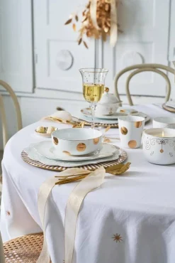 Pip Studio Astiat*kulho Dot Delight 2 kpl White-Gold 15cm
