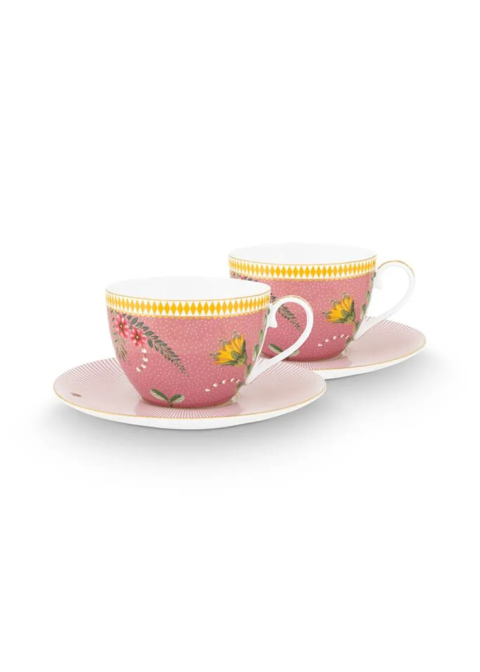 Pip Studio Astiat*kuppi & aluslautanen La Majorelle 280 ml 2 kpl Pi