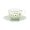 Pip Studio Astiat*kuppi & lautanen Lily & Lotus Tiles 280 ml
