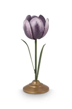 Pip Studio Lyhdyt Ja Kynttilänjalat*kynttilänjalkasetti Metal Lilac