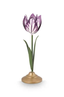 Pip Studio Lyhdyt Ja Kynttilänjalat*kynttilänjalkasetti Metal Lilac