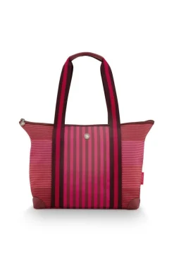 Pip Studio Laukut Ja Kassit*laukku Tilda Medium Stripe Pink 47x17x37 cm