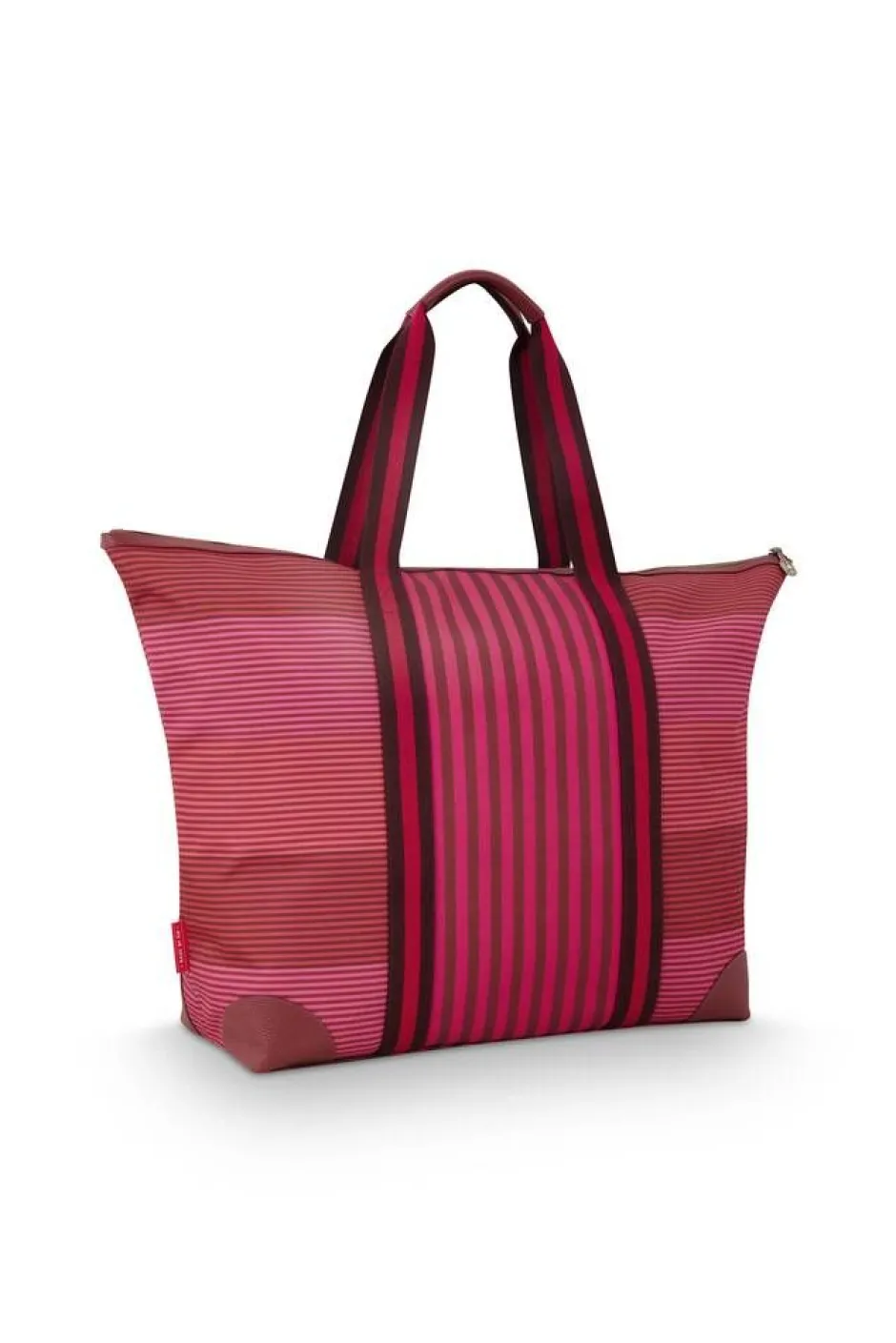 Pip Studio Laukut Ja Kassit*laukku Tilda Tote Bag Stripe 66x20x44 cm Pink