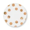 Pip Studio Astiat*lautanen Dot Delight  23 cm 2 kpl White-Gold
