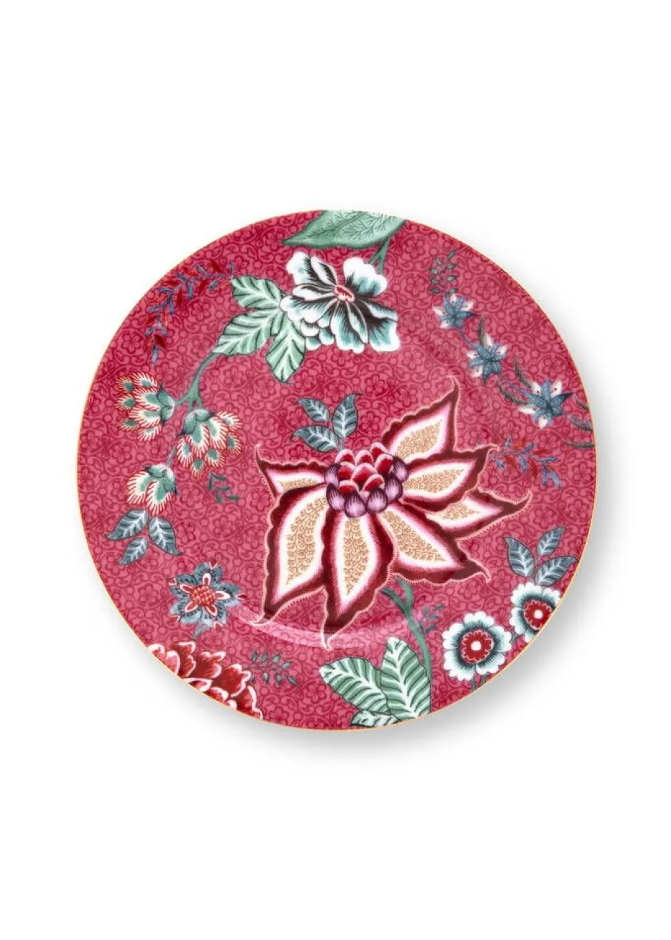 Pip Studio Astiat*lautanen Flower Festival 17 cm Dark Pink