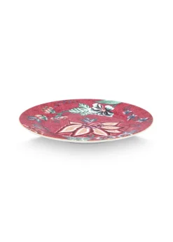 Pip Studio Astiat*lautanen Flower Festival 17 cm Dark Pink