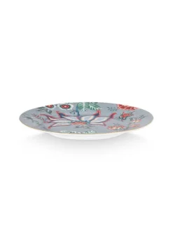 Pip Studio Astiat*lautanen Flower Festival 17 cm Light Blue