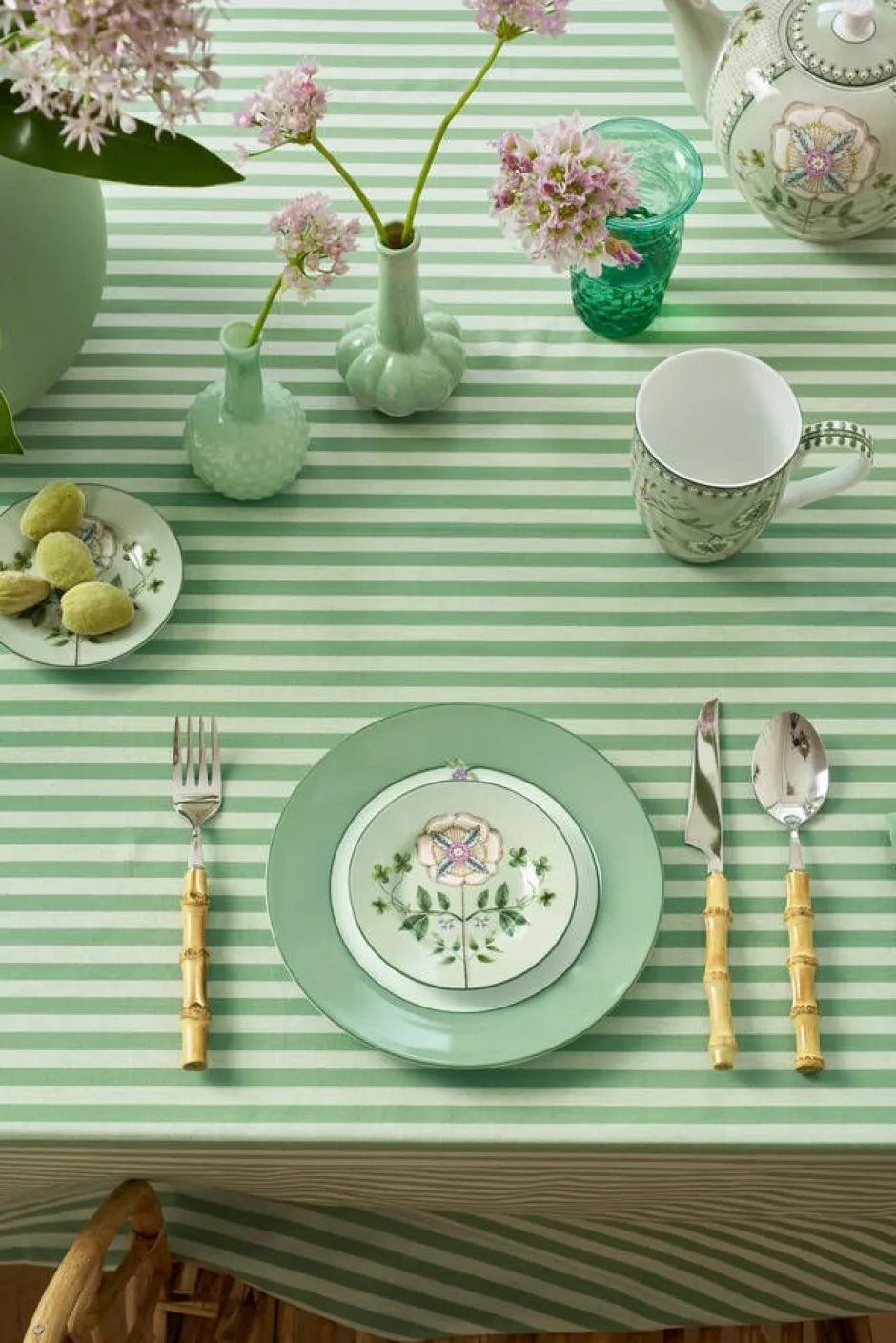 Pip Studio Astiat*lautanen Lily&Lotus 12 cm Light Green
