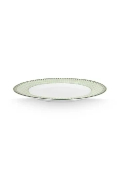 Pip Studio Astiat*lautanen Lily&Lotus Tiles 26,5 cm Light Green
