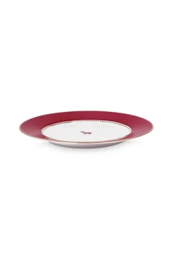 Pip Studio Astiat*lautanen Love Birds Dark 21 cm Red