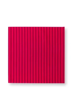 Pip Studio Keittiötekstiilit*lautasliina Stripes Dark Red 40x40 cm 2 kpl