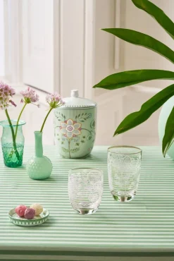 Pip Studio Astiat*longdrinklasi Flower White 400 ml 2 kpl