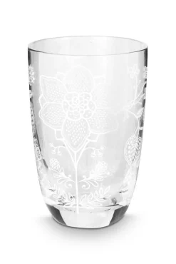 Pip Studio Astiat*longdrinklasi Flower White 400 ml 2 kpl
