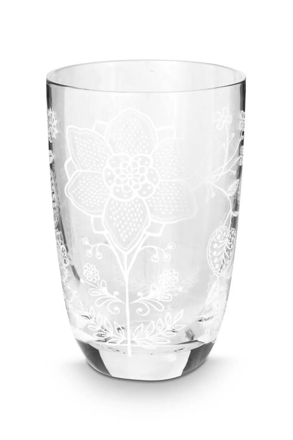 Pip Studio Astiat*longdrinklasi Flower White 400 ml 2 kpl