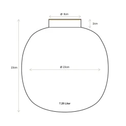 Pip Studio Maljakot Ja Ruukut*maljakko Metal Dots 23 cm White-Gold