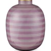 Pip Studio Maljakot Ja Ruukut*maljakko Metal Stripes 32 cm Lilac