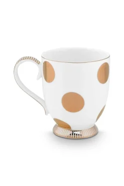 Pip Studio Astiat*muki Dot Delight 2 kpl White-Gold