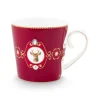 Pip Studio Astiat*muki Love Birds Medallion Deer 300 ml Dark Red