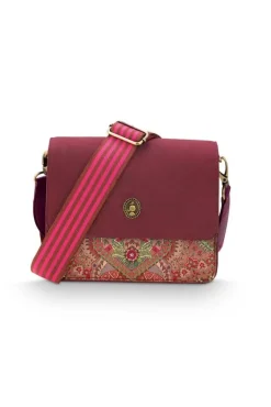 Pip Studio Laukut Ja Kassit*olkalaukku Fenna Small Jabali Red 19x6x16 cm