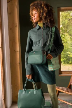 Pip Studio Laukut Ja Kassit*olkalaukku Fenna Small Jabali Green 19x6x16 cm