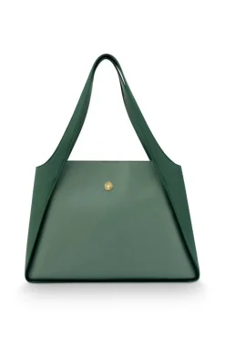 Pip Studio Laukut Ja Kassit*olkalaukku Filou Large Green 40x15,5x28 cm