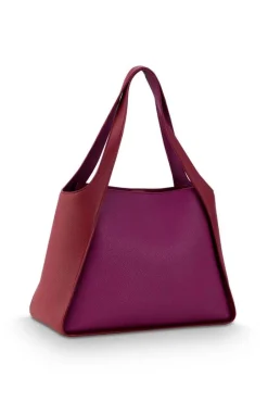 Pip Studio Laukut Ja Kassit*olkalaukku Filou Large Purple 40x15,5x28 cm