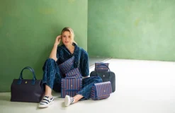 Pip Studio Laukut Ja Kassit*olkalaukku Frances Small Stripe Blue 19x7x17,5 cm