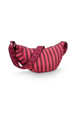 Pip Studio Laukut Ja Kassit*olkalaukku Freya Half Moon Cross Body Bag Stripe