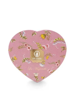 Pip Studio Astiat*sydänlautanen La Majorelle 21,5 cm 2 kpl Pink