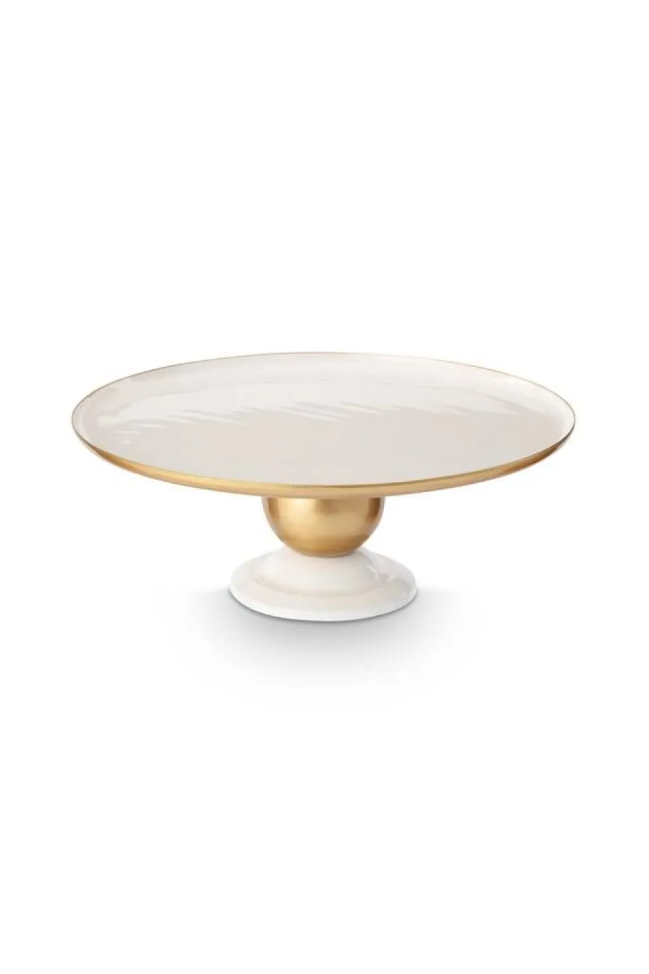 Pip Studio Tarjoilu*tarjotin Metal Sphere 32x12,5 cm White-Gold