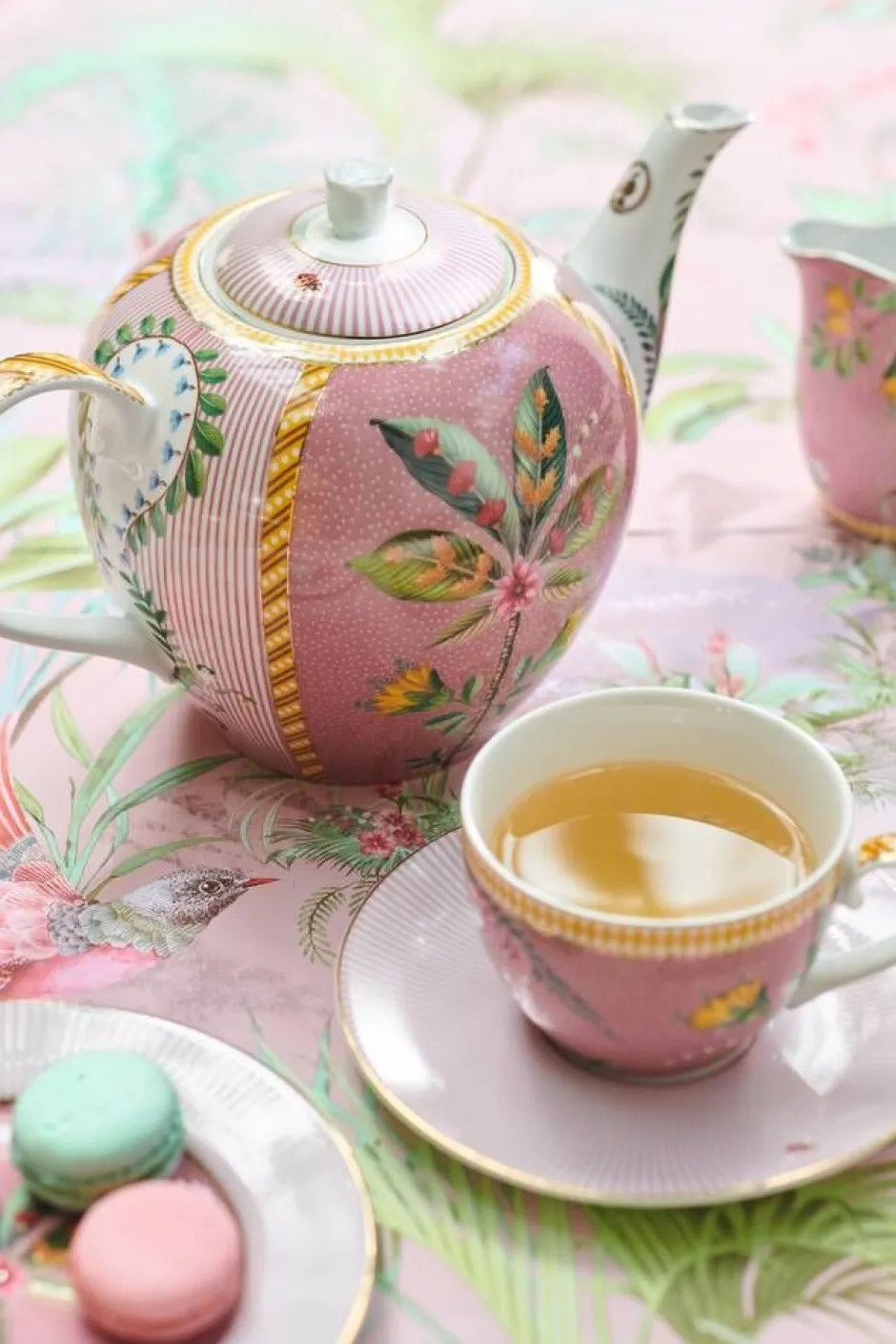 Pip Studio Juoma- Ja Baaritarvikkeet|Tarjoilu*teepannu La Majorelle 1,6 l Pink