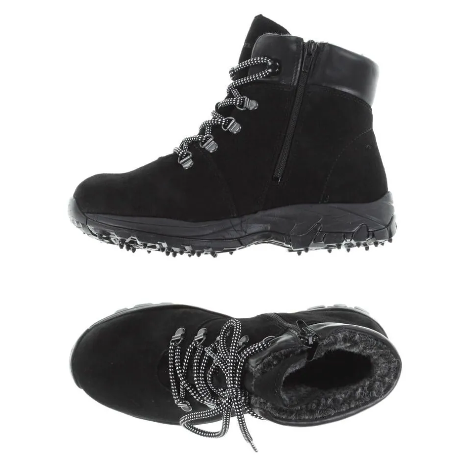 Pomar Nilkkurit*nastakengät Kaakkuri Spike 400 Black Suede / Nappa / Spike Sole
