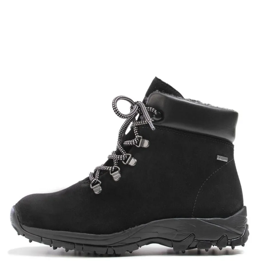 Pomar Nilkkurit*nastakengät Kaakkuri Spike 400 Black Suede / Nappa / Spike Sole