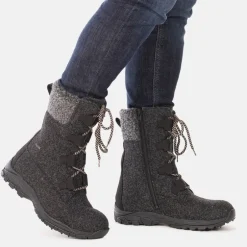 Pomar Nilkkurit*nastasaappaat Riekko 115 Granit Felt / Black Waxy Spike S