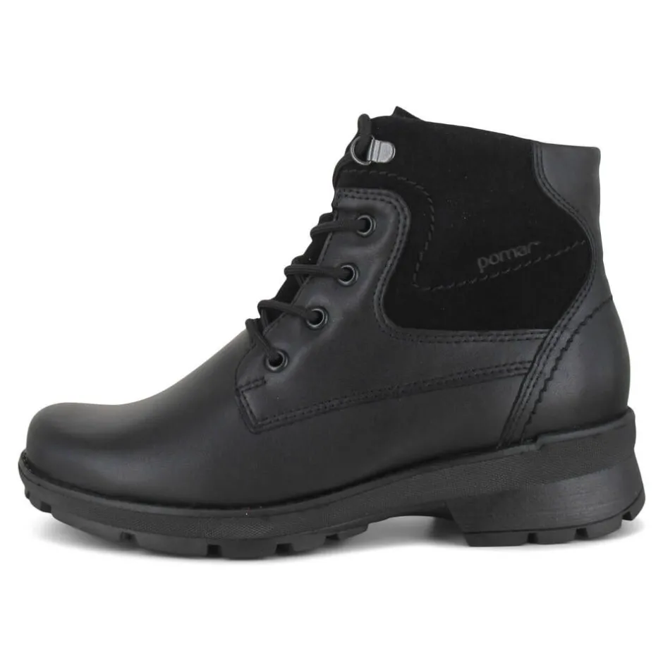 Pomar Nilkkurit*nilkkurit Piisku 100 Black Nappa / Suede / Felt L.