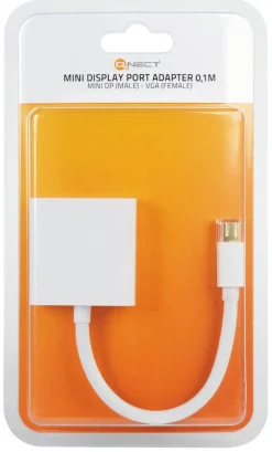 Qnect Televisiot*Adapteri DP mini - VGA 0,1 m