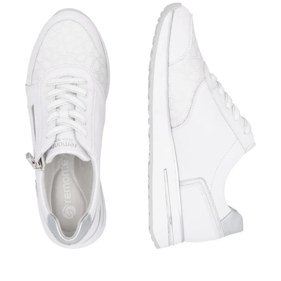 Remonte Tennarit Ja Sneakerit*sneakerit D1G10-80 Weiss Silver Ice 80 Weiss/weiss/silver/ice/silver/weiss