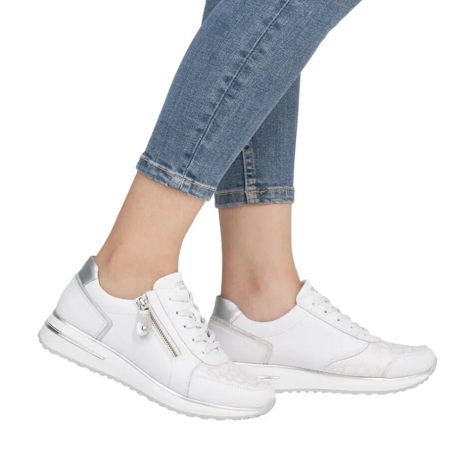 Remonte Tennarit Ja Sneakerit*sneakerit D1G10-80 Weiss Silver Ice 80 Weiss/weiss/silver/ice/silver/weiss