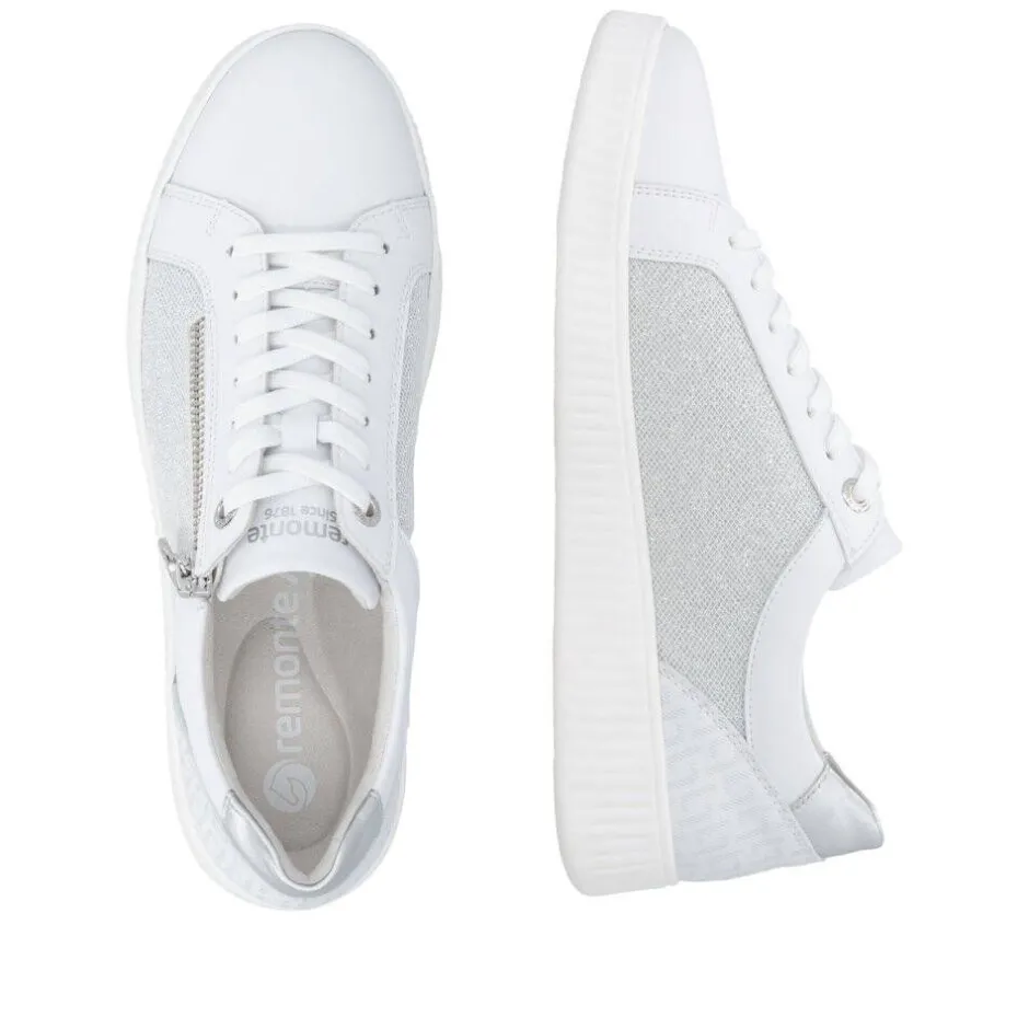 Remonte Tennarit Ja Sneakerit*tennarit D2E00-84 84 Weiss / Weiss-Silber / Weiss / Silber / Silver