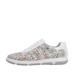Rieker Kävelykengät*kävelykengät 90 White-Multi / White / Kupfer