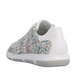 Rieker Kävelykengät*kävelykengät 90 White-Multi / White / Kupfer