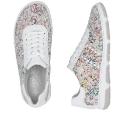 Rieker Kävelykengät*kävelykengät 90 White-Multi / White / Kupfer